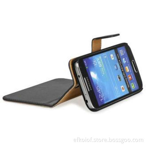 Leather Wallet Stand Design Case for Samsung Galaxy S4 mini